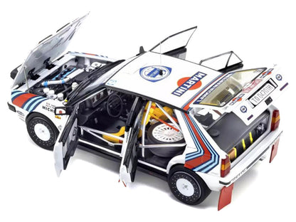 Lancia Delta HF 4WD #3 Bruno Saby - Jean-Francois Fauchille "Martini Racing" Winner "Rally Monte Carlo" (1988) 1/18 Diecast Model Car by Kyosho-2