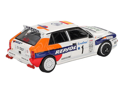 Lancia Delta HF Integrale Evoluzione #1 Carlos Sainz - Luis Moya "Rallye Monte-Carlo" (1993) Limited Edition 1/64 Diecast Model Car by Mini GT-1