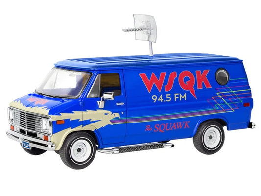 Level 3 Model Kit 1977 GMC "WSQK Squawk" Van "Stranger Things" (2016-2025) TV Series 1/25 Scale Model by Revell-1