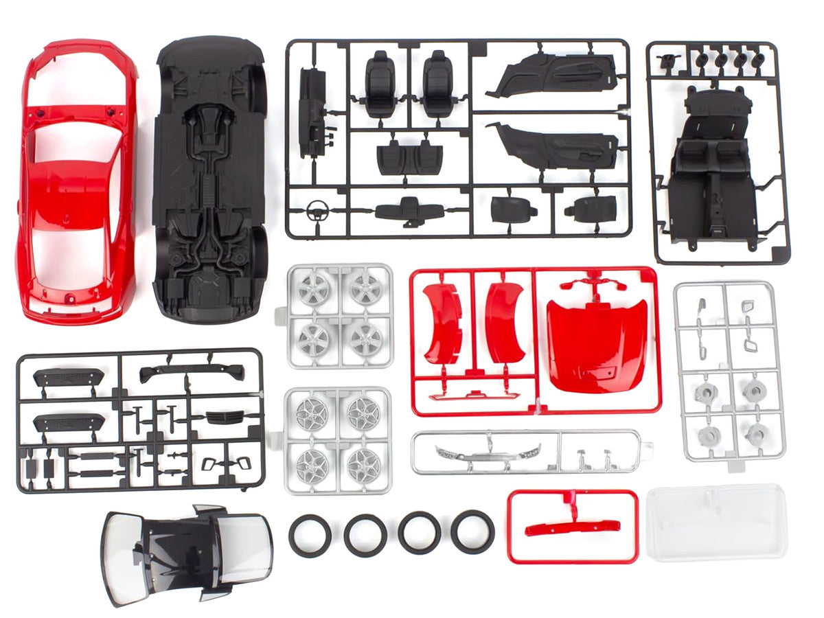 Level 3 Model Kit 2024 Ford Mustang GT 2-in-1 Kit (Level 3 Click System) 1/25 Scale Model by Revell-4