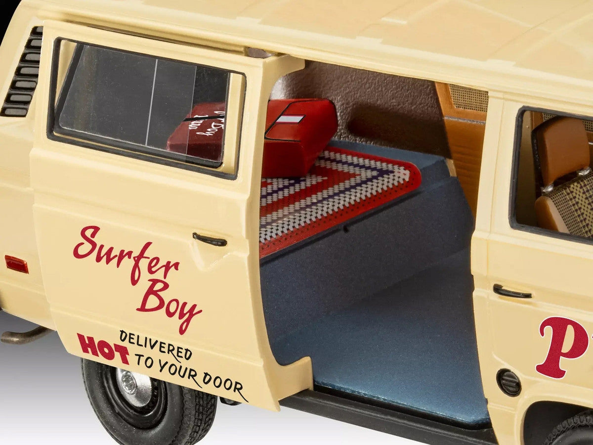 Level 3 Model Kit Argyle’s Volkswagen Vanagon "Surfer Boy Pizza" Van "Stranger Things" (2016-Current) TV Series 1/25 Scale Model by Revell-3