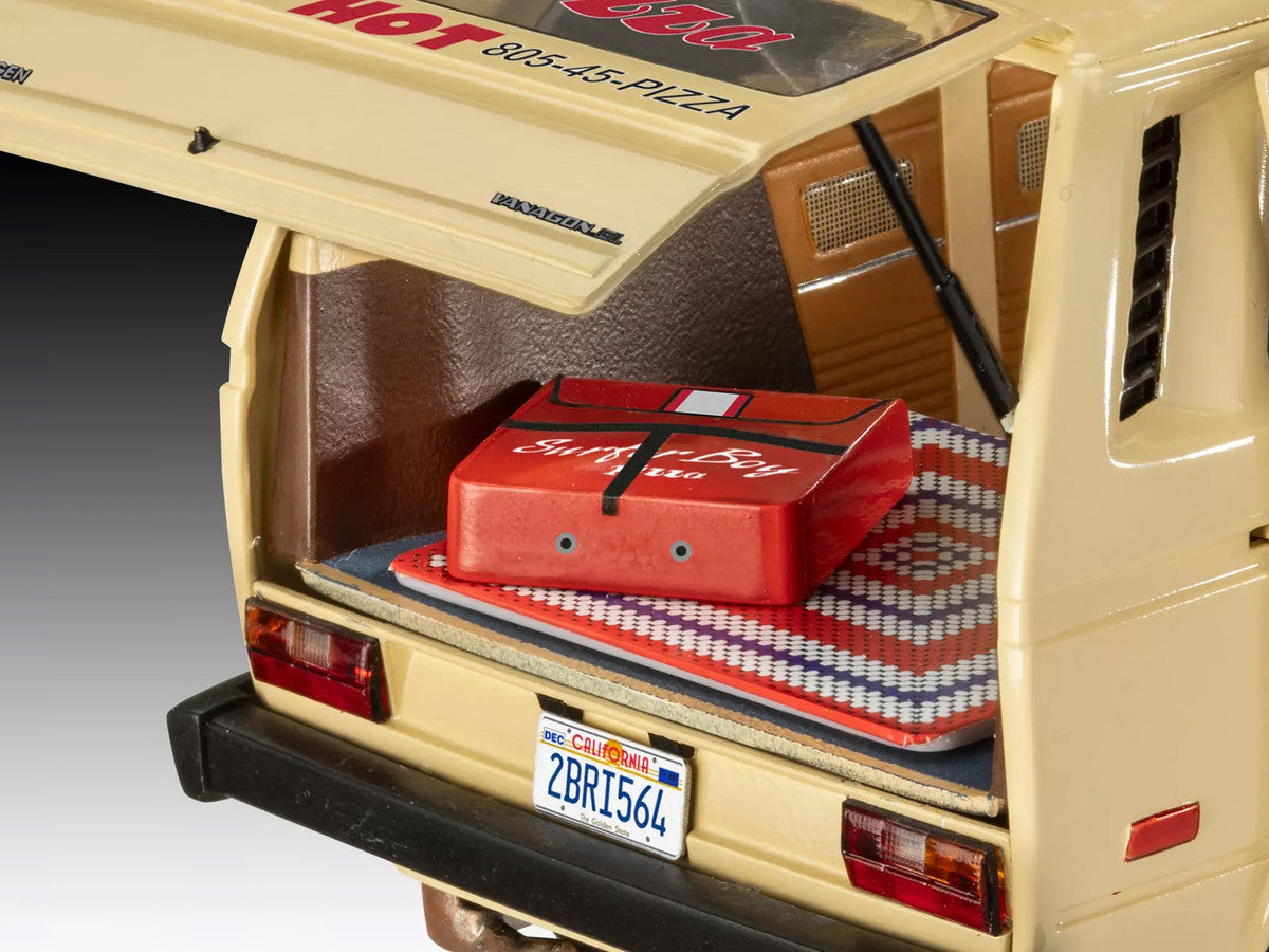 Level 3 Model Kit Argyle’s Volkswagen Vanagon "Surfer Boy Pizza" Van "Stranger Things" (2016-Current) TV Series 1/25 Scale Model by Revell-2