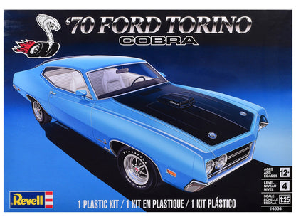 Level 4 Model Kit 1970 Ford Torino Cobra 1/25 Scale Model by Revell-4