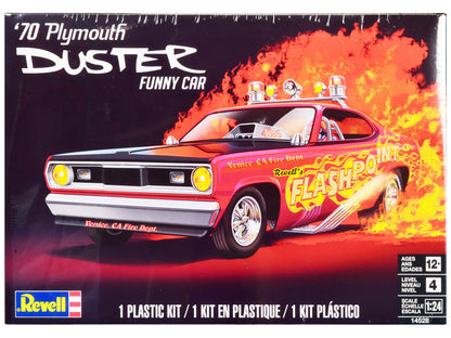 Level 4 Model Kit 1970 Plymouth Duster Funny Car 1/24 Scale Model by Revell-0