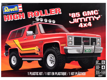 Level 4 Model Kit 1985 GMC Jimmy 4x4 "High Roller" 1/25 Scale Model by Revell-0