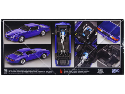 Level 4 Model Kit Billy Hargrove’s 1979 Chevrolet Camaro Z/28 "Stranger Things" (2016-Current) TV Series 1/24 Scale Model by Revell-1