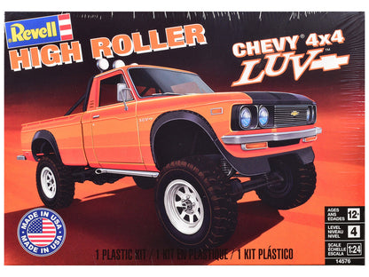 Level 4 Model Kit Chevrolet LUV 4x4 Pickup Truck "High Roller" 1/24 Scale Model by Revell-0