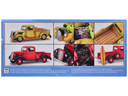 Level 5 Model Kit 1937 Ford Pickup Truck with Surfboard 2-in-1 Kit 1/25 Scale Model by Revell-2