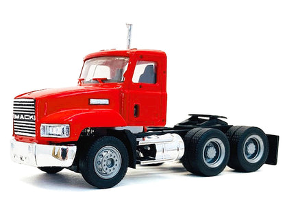 Mack 603 Short Day Cab Red 1/87 (HO) Plastic Model Car by Promotex-0
