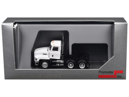 Mack 603 Short Day Cab White 1/87 (HO) Plastic Model Car by Promotex-1