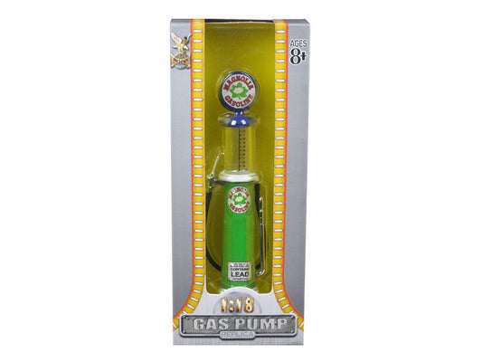Magnolia Gasoline Vintage Gas Pump Cylinder 1/18 Diecast Replica by Road Signature-0