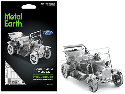 Model Kit 1908 Ford Model T Metal (Moderate Difficulty) Steel Model by Metal Earth-4
