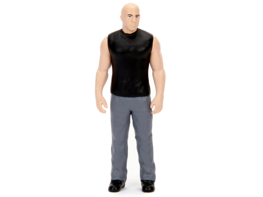 Model Kit Dodge Charger R/T Black and Dom Diecast Figure "Fast & Furious" Movie "Build N' Collect" Series 1/24 Diecast Model Car by Jada-1
