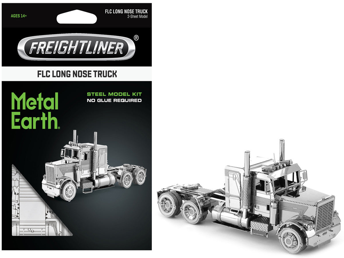 Model Kit Freightliner FLC Long Nose Truck (Challenging Difficulty) Steel Model by Metal Earth-0