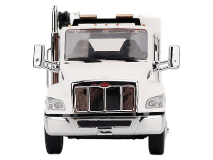 Peterbilt 536 Auto-Crane Titan 85-Body HC14-Crane Work Truck with Miller EnPak White "Transport Series" 1/50 Diecast Model by Diecast Masters-3