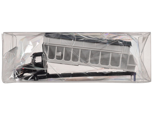 Peterbilt 579 Potato/Sugar Beet Truck Black 1/87 (HO) Plastic Model Car by Promotex-1