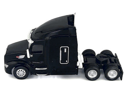 Peterbilt 579 Sleeper Cab Black 1/87 (HO) Plastic Model Car by HO Logistics-0