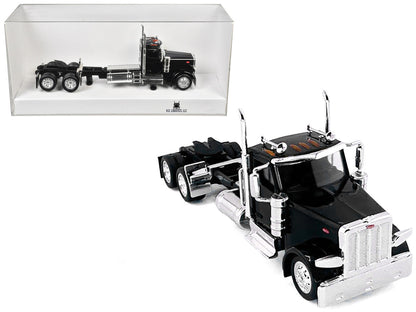 Peterbilt 589 2-Axel Day Cab Black 1/87 (HO) Plastic Model Car by HO Logistics-2