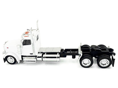 Peterbilt 589 2-Axel Day Cab White 1/87 (HO) Plastic Model Car by HO Logistics-1
