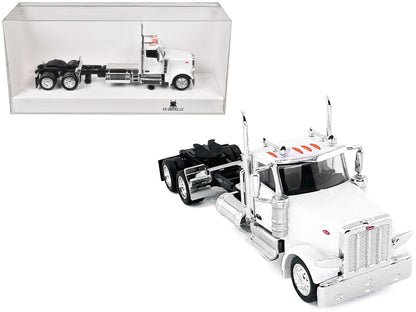 Peterbilt 589 2-Axel Day Cab White 1/87 (HO) Plastic Model Car by HO Logistics-2