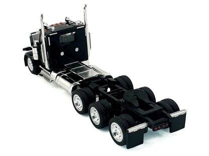 Peterbilt 589 3-Axel Day Cab Black 1/87 (HO) Plastic Model Car by HO Logistics-1