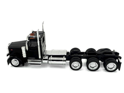 Peterbilt 589 3-Axel Day Cab Black 1/87 (HO) Plastic Model Car by HO Logistics-2