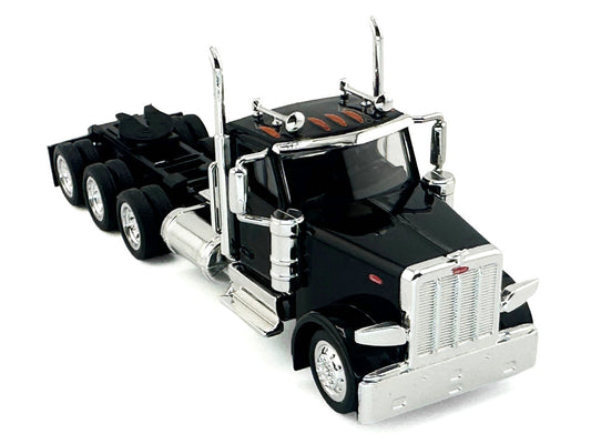 Peterbilt 589 3-Axel Day Cab Black 1/87 (HO) Plastic Model Car by HO Logistics-0