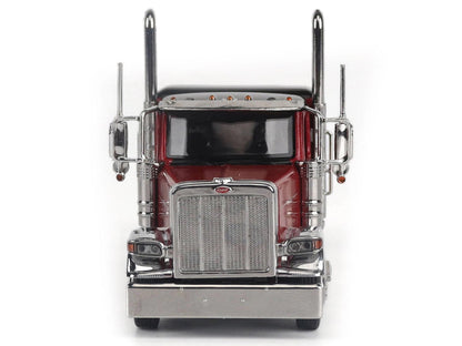 Peterbilt 589 Tandem-Axle Legendary Package Truck Tractor with 58" Sleeper Legendary Red "Transport Series" 1/64 Diecast Model by Diecast Masters-2