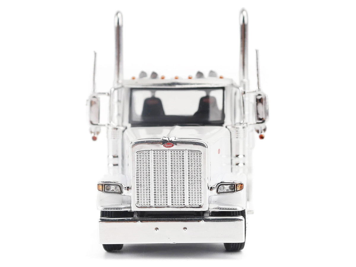Peterbilt 589 Tandem-Axle Legendary Package Truck Tractor with 58" Sleeper White "Transport Series" 1/64 Diecast Model by Diecast Masters-2