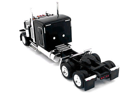 Peterbilt 589 Truck with 72 Inch Sleeper Black 1/87 (HO) Plastic Model Car by HO Logistics-1