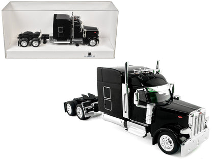 Peterbilt 589 with Stand Up Sleeper Cab Black 1/87 (HO) Plastic Model Car by HO Logistics-3