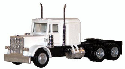 Peterbilt Long Tractor White 1/87 (HO) Plastic Model Car by Promotex-1