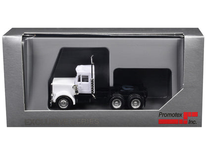 Peterbilt Short Day Cab White 1/87 (HO) Plastic Model Car by Promotex-1