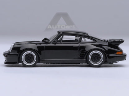 Porsche 911 (930) Turbo "Blackbird" Black "Wangan Midnight - Comic #1 Version" Manga 1/64 Model Car by Autoart-1
