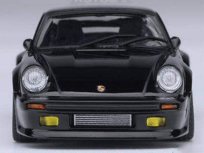 Porsche 911 (930) Turbo "Blackbird" Black "Wangan Midnight - Comic #1 Version" Manga 1/64 Model Car by Autoart-3