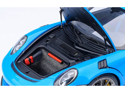 Porsche 911 (991.2) GT3 RS Riviera Blue 1/18 Model Car by Autoart-2