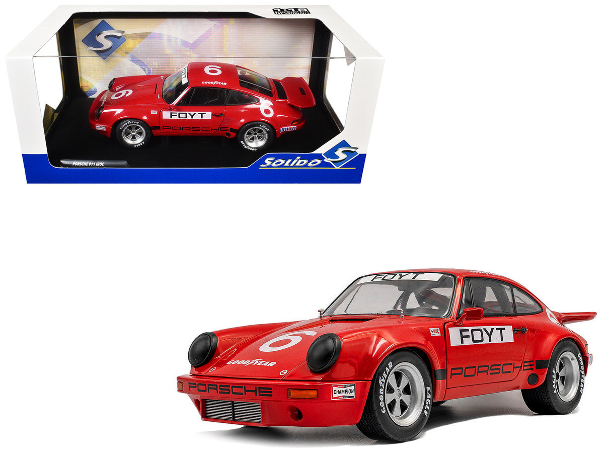 Porsche 911 IROC #6 A.J. Foyt "International Race of Champions" (1974) 1/18 Diecast Model Car by Solido-4
