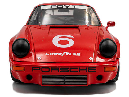 Porsche 911 IROC #6 A.J. Foyt "International Race of Champions" (1974) 1/18 Diecast Model Car by Solido-3