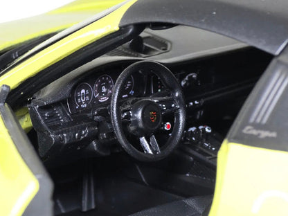 Porsche 911 Targa 4 GTS (992.2) Yellow with Black Top "Special Edition" Series 1/18 Diecast Model Car by Maisto-1