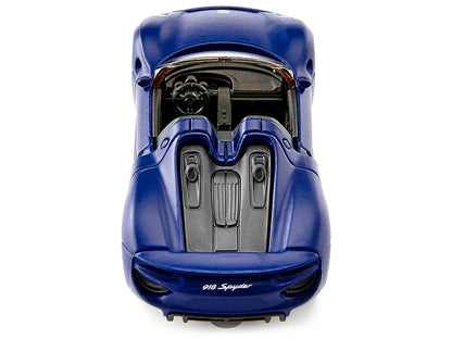Porsche 918 Spyder Matt Blue Diecast Model Car by Siku-4