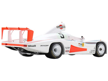 Porsche 936/78 #5 Jacky Ickx - Henri Pescarolo - Jochen Mass "Martini Racing Porsche System" "24 Hours of Le Mans" (1978) with Acrylic Display Case 1/18 Model Car by Spark-3