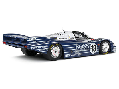 Porsche 956LH #18 Jurgen Lassig - Axel Plankenhorn - Desire Wilson "24 Hours of Le Mans" (1983) "Competition" Series 1/18 Diecast Model Car by Solido-0