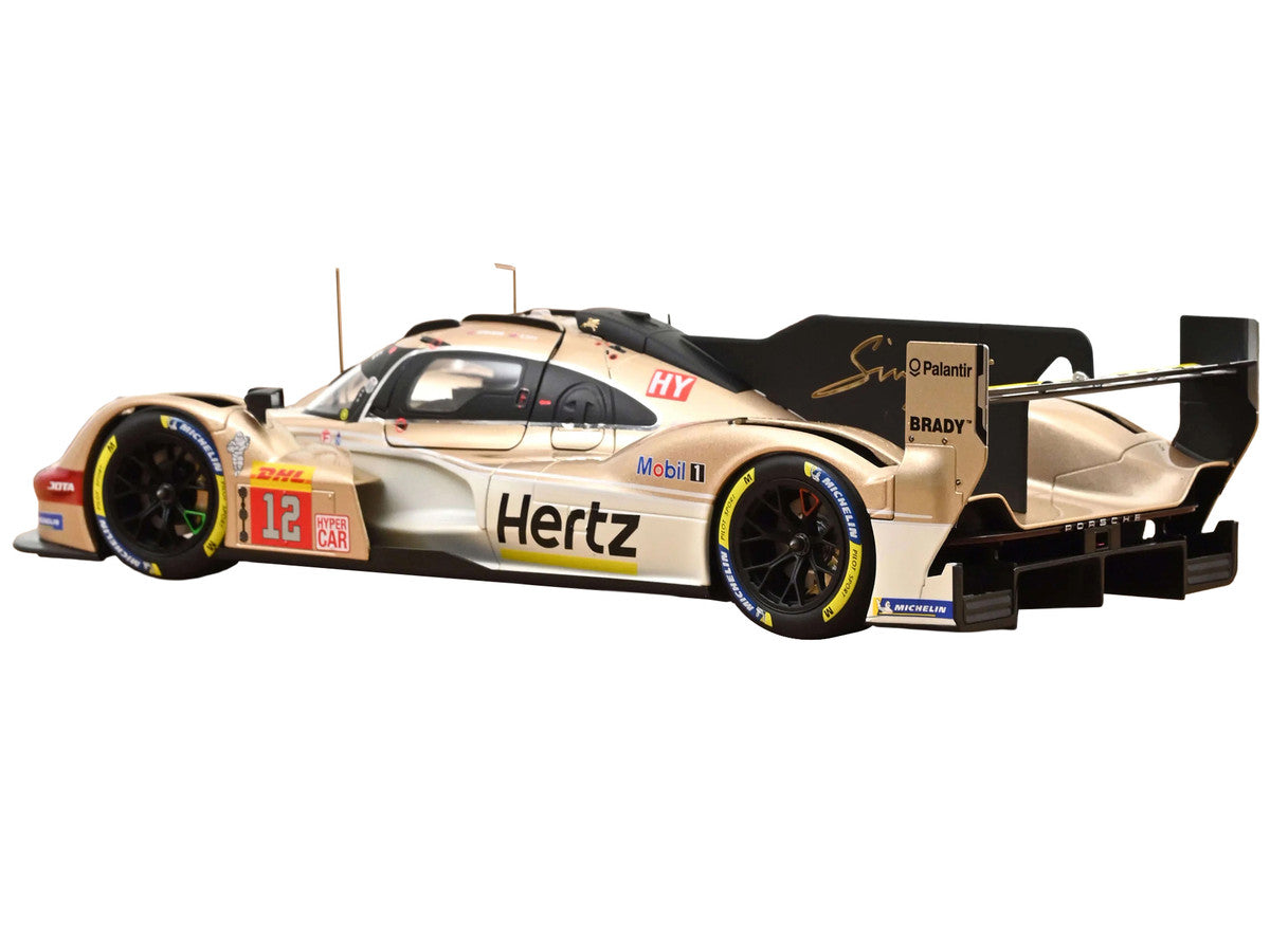 Porsche 963 #12 Callum Ilott - Will Stevens "Hertz Team Jota" Winner "6 Hours of Spa-Francorchamps" (2024) 1/18 Diecast Model Car by Norev-1