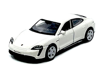 Porsche Taycan Turbo S White "Speed Icons" Series 1/64 Diecast Model Car by Maisto-0