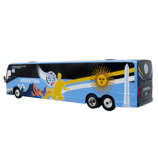Prevost X3-45 Coach Bus "Argentina National Football Team" Blue with Graphics "International Federation of the Global Game" Series Limited Edition to 504 pieces Worldwide 1/87 (HO) Diecast Model by Iconic Replicas-0