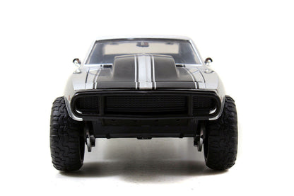 Roman's Chevrolet Camaro Z/28 Silver "Fast & Furious 7" Movie 1/24 Diecast Model Car by Jada-0