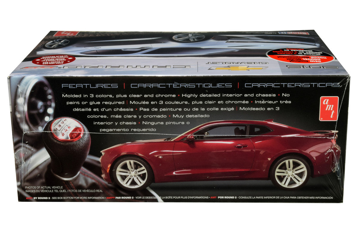 Skill 1 Snap Model Kit 2016 Chevrolet Camaro SS 1/25 Scale Model by AMT-1