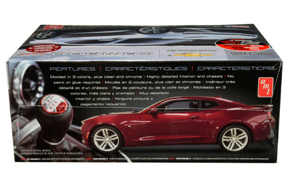 Skill 1 Snap Model Kit 2016 Chevrolet Camaro SS 1/25 Scale Model by AMT-1