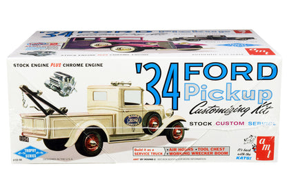 Skill 2 Model Kit 1934 Ford Pickup Truck 3 in 1 Kit "Trophy Series" 1/25 Scale Model by AMT-1
