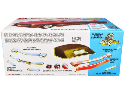 Skill 2 Model Kit 1950 Ford Convertible "Street Rods" 3-in-1 Kit 1/25 Scale Model by AMT-2